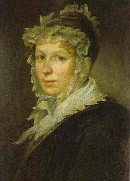 Portrait of ai tropinina the artists wife 1809 xx the tretyakov gallery moscow russia